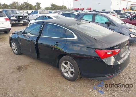 2017 Chevrolet Malibu Ls из США, поврежденный, VIN 1G1ZB5ST5HF292798